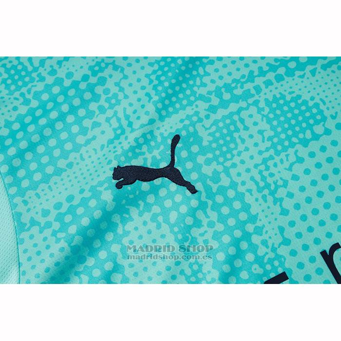 Chandal del Olympique Marsella Manga Corta 2025-2026 Verde - Pantalon Corto